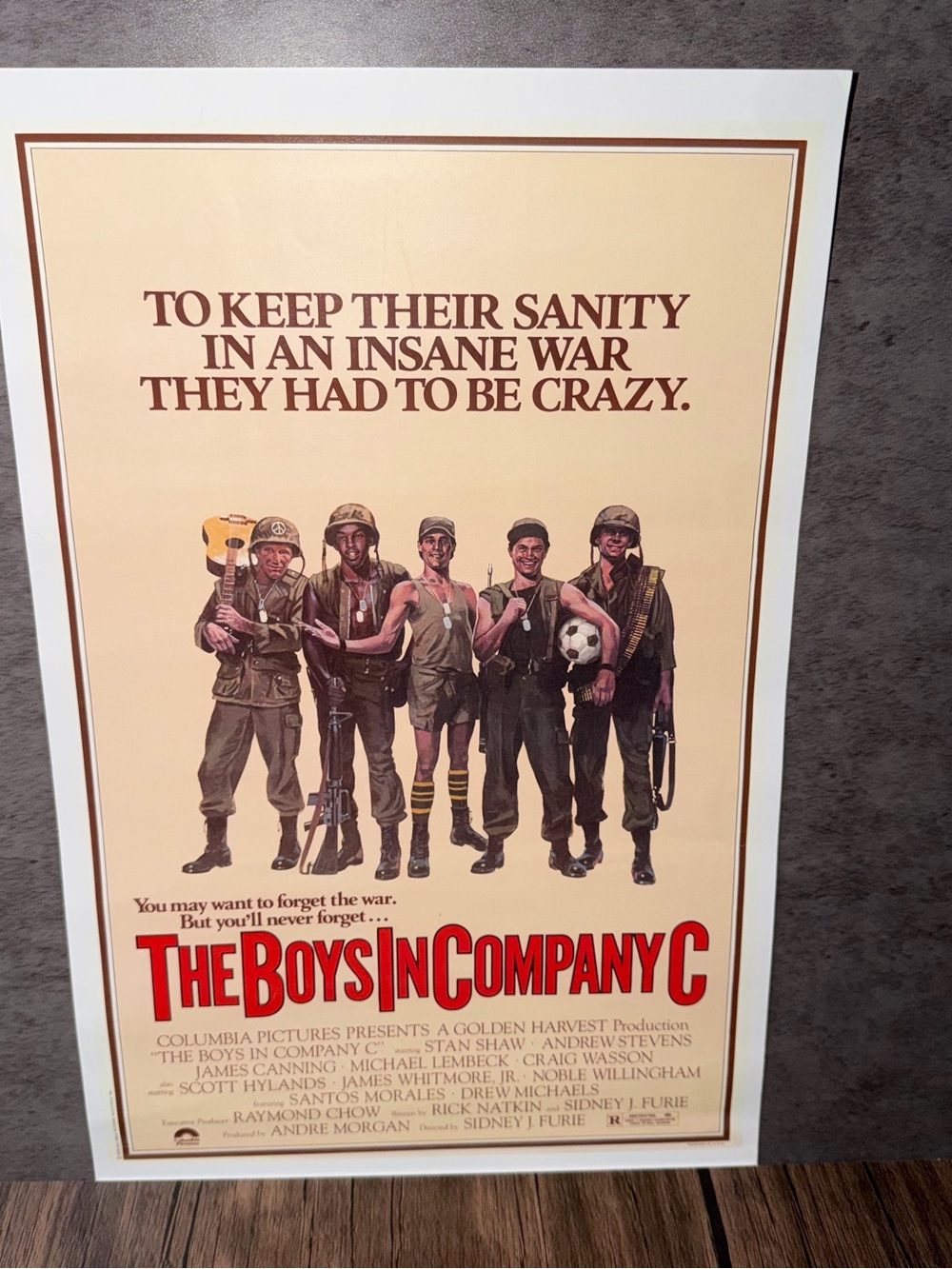 The Boys in Company C 11x17” Mini Poster Print - 1978 Vietnam War Movie